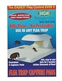 Springstar S103 Biocare Flea Trap Capture Pads, 2 Packs of 3 Pads Per Box, Total 6 Pads