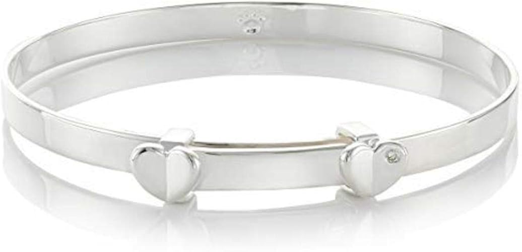 diamond christening bracelet