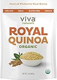 Viva Naturals Organic Quinoa, 100% Royal Bolivian Whole Grain, 2 lb Bag