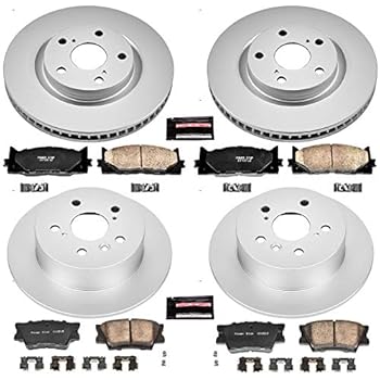 Amazon.com: ECCPP Front Rear Brakes Disc Rotor and Ceramic Brake Pad