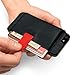 Distil Union - Wally Stick-On Wallet, Card Holder for iPhone 5/5S, iPhone SE (Ninja Black)