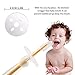 Baby Toothbrush Set (4 Pack) by BOLOLO, Infant Training Tooth Brush Age 0-2, BPA Free, Safety Cover Design(Multi)
