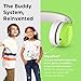LilGadgets Connect+ Style On-Ear Kids Headphones w/Microphone - SharePort Technology, SoftTouch Padding, Detachable Cable, Noise Reduction, Durable & Adjustable, Green Kids Headphone with Microphone