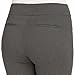 Hilary Radley Women's Narrow Leg Stretch Pull-On Slim Fit Ponte Pant (Medium, Melange Grey)