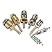 Ninth-City 55Pcs Car Automobile Assortment A/C Valve Stem Cores with Double Head Dismantling Installer Repair Tool Box Set Kit