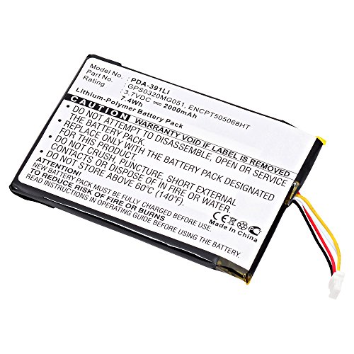 GPS Dantona PDA-391LI Lithium Battery 3.7 Volts