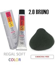 BES REGAL SOFT HAIR COLOR 2.1 OZ/60 ML 2.0 VERY DARK BROWN