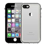 Spidercase iPhone 7 Waterproof Case Ultra Slim Light Shockproof Case for iPhone 7(4.7inch)-Retail Package (Black/Clear)