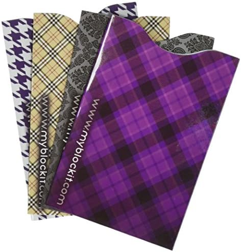 BLOCKIT RFID Products Credit Card and Passport Protector Sleeve Set