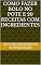 Livro Como Fazer Bolo no Pote e 20 Receitas com Ingredientes