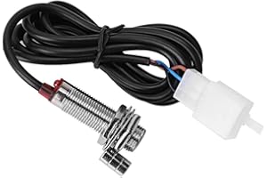 SUUONEE Odometer Sensor Cable, ABS Odometer Sensor Cable with 3 Magnet for Digital Speedometer Motorcycle Tachometer