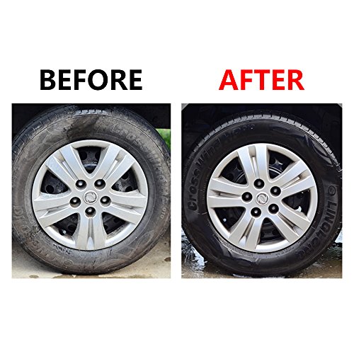 image for FMS Auto Car Wheel Tire Rim Brush Cleaning Tool with Nylon Soft Bristl