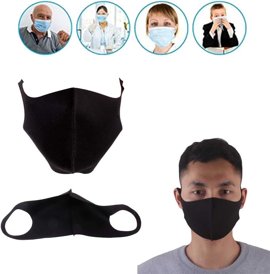 5 Pack Anti Dust Face Mouth Másks Fashion Anti Air Pollution Smoke Women Men Face Mouth Máscaras 口罩 for Cycling Camping Travel Germs Corona Virus Coronavirus Flu