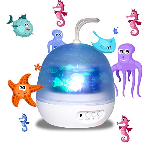 Star Night Light for Kids, Baby Night Light Projector, Summy 360° Rotating Little Night Projector w
