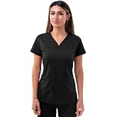 Adar Pro Scrubs for Women - Sweetheart V-Neck Scrub Top