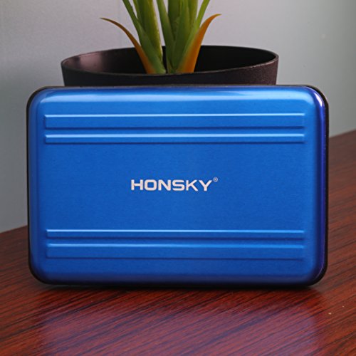 Honsky Pack of 5 Aluminum Water Resistant UHSI SD Micro SD SDHC SDXC