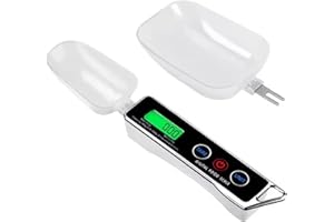 Digital Measuring Spoon Scale 0.05g to 500g, Gram Spoon for Home Bakery and Cooking Black