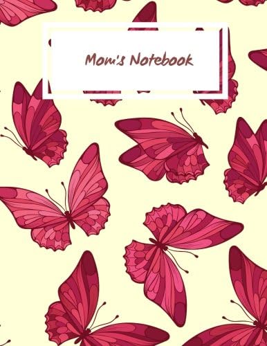 Mom's Notebook: Butterflies Cover | Perfect Mothers Day Gift | Journal, Exercise Book, Jotter, Notebook, Planner, Composition Book, Memory Book to ... 8.5” x 11”: Volume 16 (Celebrate Mothers) Paperback – 4 May 2018