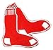NEW Boston Red Sox 3 inch SOCKS Iron on Sew Applique Embroidered patches