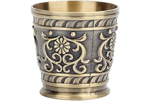Vintage European Style Wine Cup Beautiful Durable Pure Copper Cup Water Tea Coffee Wine Mug for Home Office UseFashion Design