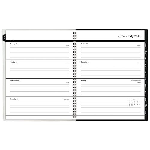 Mead 2018-2019 Academic Year Weekly & Monthly Planner, Large, 8-1/2 x 11, Customizable, Snap Shot, Design Will Vary (CAW60310) - Thumbnail 5