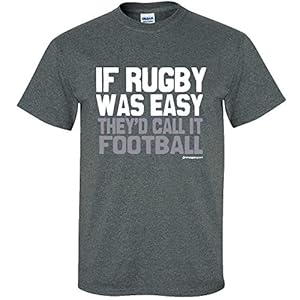 Image Sport Rugby If Rugby was Easy Dark Heather T-Shirt