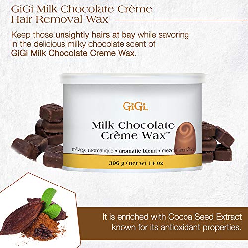 GiGi Milk Chocolate CrÃ¨me Hair Removal Soft Wax with Cocoa Seed Extract for Coarse to Resistant Hai - //medicalbooks.filipinodoctors.org