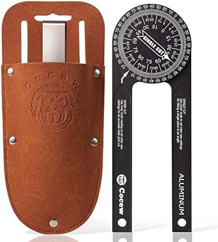 thumbnail image 2 of New Rele Premium Corner Angle Finder, 2025 New Angle Finder Tool, Miter Saw Protractor With Scales, Miter Saw Bevel Gauge And Corner Angle Finder For Woodworking (Blue 2 of 13