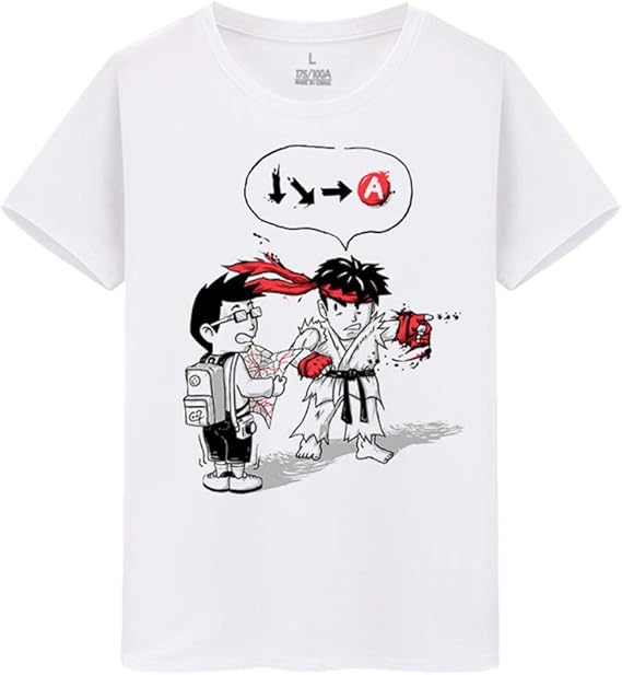 Amazon ストリートファイター Street Fighter Ryu Ken Chun Li メンズ レディース Tシャツ 夏服 半袖 シャツ Tシャツ カットソー 通販