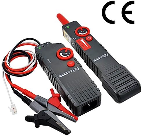 Kibeland AC400V High &amp; Low Voltage Anti-jamming Underground Cable Tracker Detector Tester Wire Locator with Alligator Clip