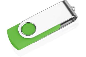 Rotatable 8Gb USB Flash Drive Memory Stick USB 2.0 Pen Drive Foldable Metal Flash Drive USB Green Lovely and Practical