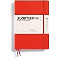 LEUCHTTURM1917 - Notebook Hardcover Medium A5-251 Numbered Pages for Writing and Journaling (Lobster, Plain)