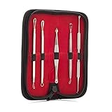 Peregrin Beauty Blackhead Whitehead Comedone Acne Pimple Blemish Extractor Remover Professional Tool Kit - Free How-to Guide Included