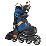 K2 Skate Youth Raider Pro Pack Inline Skates, Blue/Orange