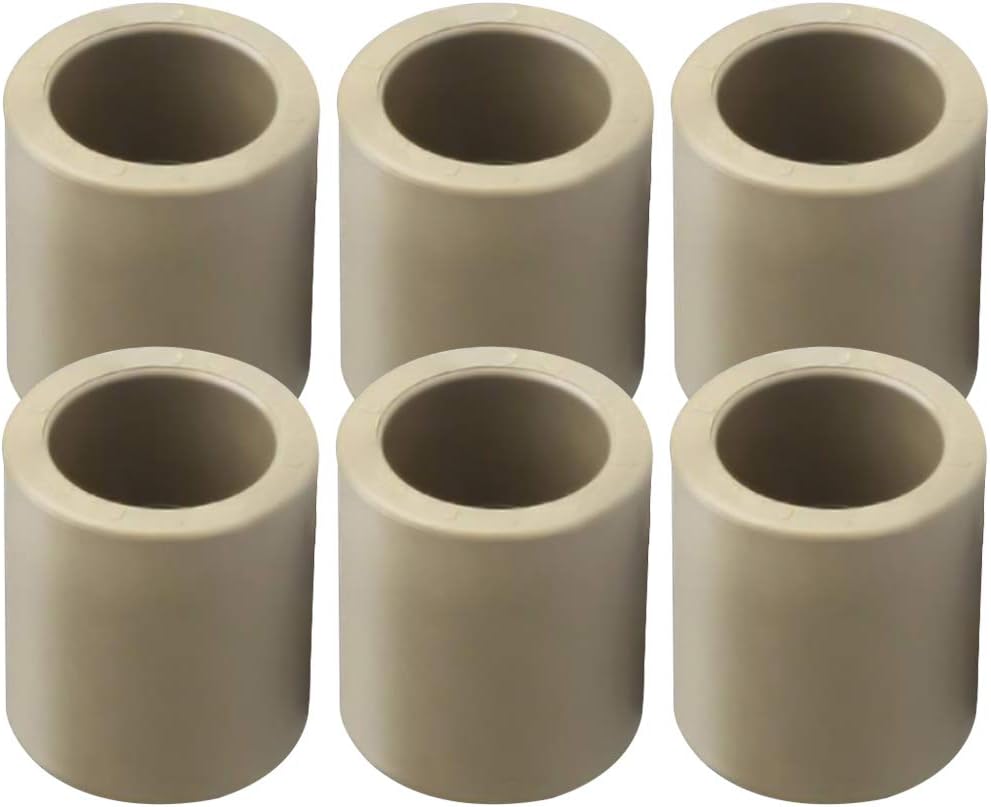 YOFASEN Water Pipe Fittings Connectors - 25mm Inner Diameter Straight PPR Pipe Connectors Fittings,6 Pcs
