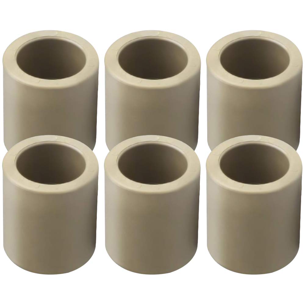 YOFASEN Water Pipe Fittings Connectors - 32mm Inner Diameter Straight PPR Pipe Connectors Fittings,6 Pcs