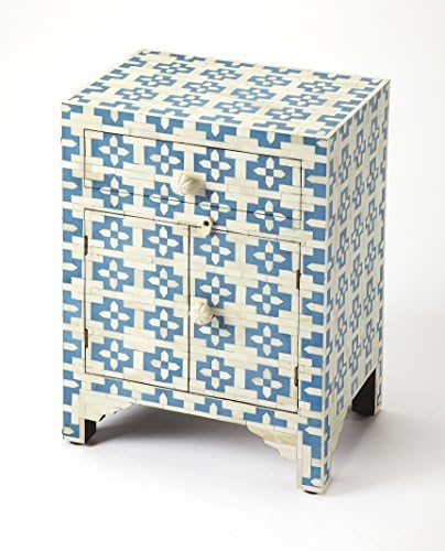 BUTLER SILVANA BLUE BONE INLAY ACCENT CHEST