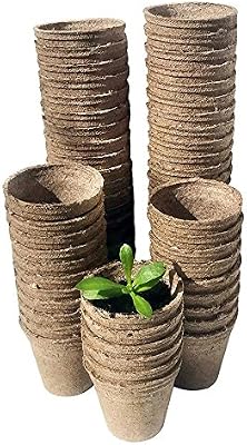 SunniY Macetas biodegradables Copa vivero Productos de Pulpa ...