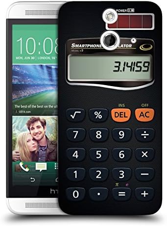 Official Nicklas Gustafsson Smartphone Calculator Retro Vintage Hard Back Case for HTC One E8 / E8 Dual Sim