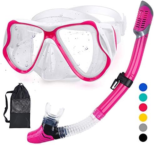 HENGBIRD Snorkel Mask, Version 3.0 Full face Snorkeling Mask with Glasses Support Sports Camera Holder Anti-fog Scuba Mask Diving Mask for Adults and Kids Especially Eyeglass Wearer