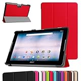 Acer Iconia One 10 B3-A30 Slim Shell Case,Mama Mouth Ultra Lightweight PU Leather Standing Cover for 10.1