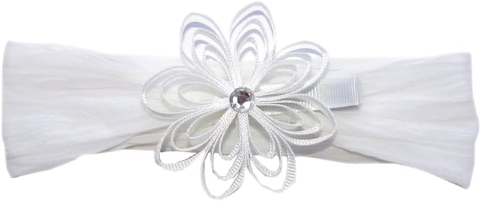 girls white headband