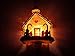  4”x5” Acrylic Gingerbread House Night Light, Christmas Holiday Gift, Room Decorative Kids Lamp - Uses Standard C5 Bulb.