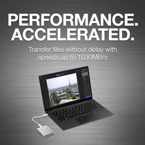 Seagate One Touch SSD 1TB External SSD Portable – Silver, speeds up to 1030MB/s, 6mo Mylio Photo+ subscription, 6mo Dropbox Backup Plan​ and Rescue Services (STKG1000401)