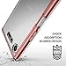 Ringke Fusion Compatible with Sony Xperia XZ1 Case Crystal Clear Minimalist Transparent PC Back TPU Bumper Drop Protection Scratch Resistant Natural Shape Protective Cover - Rose Gold