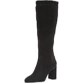 Franco Sarto Women's Katherine Knee High Boot, Black Wide Calf, 9.5