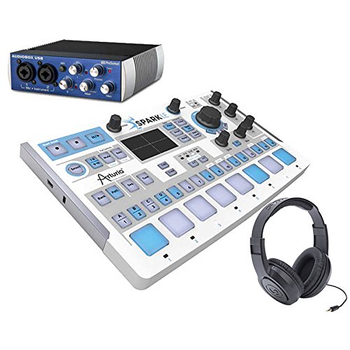 Arturia SparkLE Drum Machine with PreSonus AudioBox USB, Tascam TH-02 Headphones
