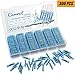 Camtek 300PCS Heat Shrink Butt Connectors Blue 16-14 AWG, Marine Grade Tinned Red Copper Crimp Splice Terminals Insulated Waterproof Electrical Wire Connectors for Marine,Truck,Stereo