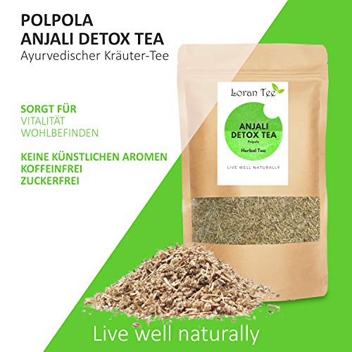 LORAN-Kräutertee Polpola"Anjali" 100g, Detox Tee, in wiederverschlieÃbaren Zipp-Tüte, loser tee, Ayurveda Tee, Geschenk für Männer und Frauen – Bild 4