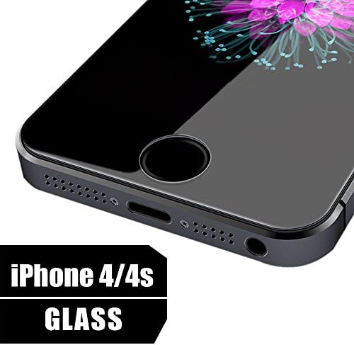 iPhone 4/4S Screen Protector, Samgg Tempered Glass High Clear Anti-scratch Fingerprint Screen Protector for Apple iPhone 4, iPhone 4S ( 3.5 inch Screen )